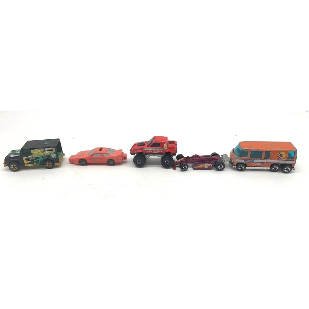 Hot Wheels Diecast Car Lot 20pc Multicolor Vintage 1987 Mattel Terrain Base